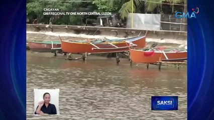 Island barangays sa Dagupan City, binaha dahil sa high tide | Saksi