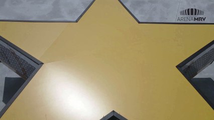 Escudo do Atlético que será instalado na Arena MRV