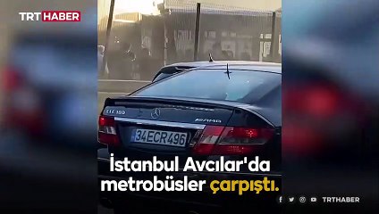 İstanbul'da metrobüs kazası: Çok sayıda yaralı var