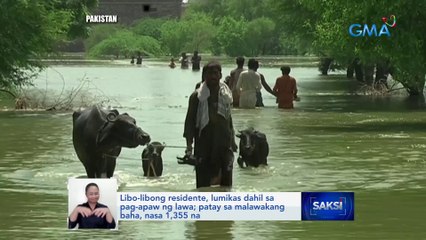 Libo-libong residente, lumikas dahil sa pag-apaw ng lawa; patay sa malawakang baha, nasa 1,355 na | Saksi