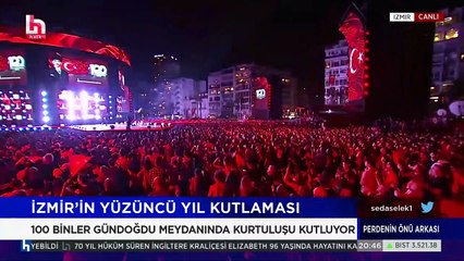 Kurtuluşunun 100. Yılında İzmir'de mahşeri kalabalık!