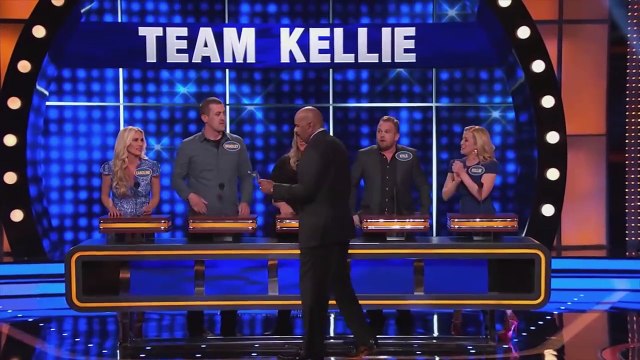 Come on Lance HUDDLE UP Celebrity Family Feud - Steve Harvey Family Feud