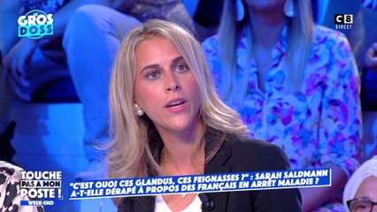 "C'est quoi ces feignasses ?" : l'avocate Sarah Saldmann critique les Français en arrêt maladie