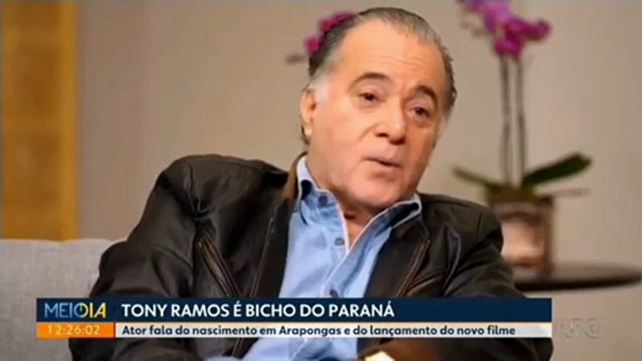 Tony Ramos fala de suas origens em Arapongas