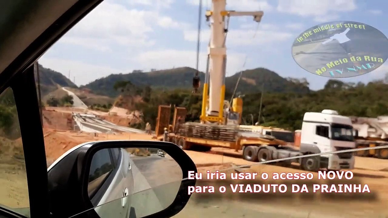 BR381 sentido IPATINGA: VIADUTO gigante da PRAINHA, COMO está