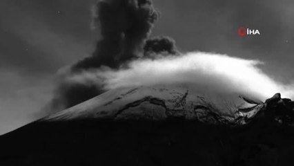 Son dakika gündem: Meksika'daki Popocatepetl Yanardağı'nda 11 günde 6. patlama