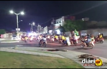 Download Video: Apoiadores de Bolsonaro fazem carreata em Cajazeiras no Bicentenário da Independência