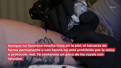 ¡Un poco de tinta no le hace daño a nadie! Royals que tienen tatuajes