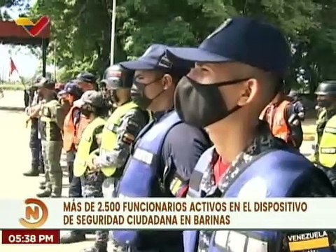 Más de 2.500 funcionarios de seguridad están desplegados en el edo. Barinas
