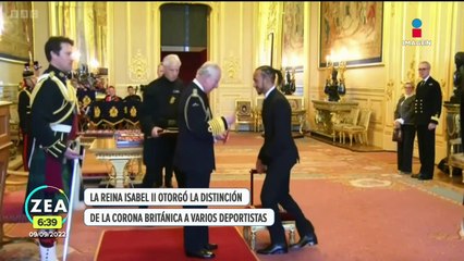 Los deportistas honrados por la Reina Isabel II