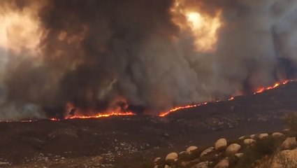 Tropical Storm Kay creates concerns over the Fairview Fire