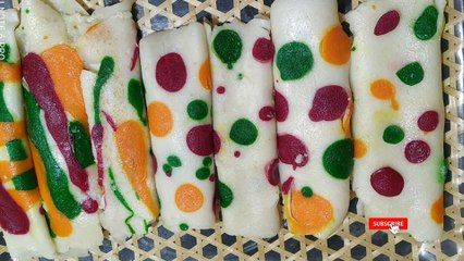 Patisapta Pitha  Colourful Patisapta  Bangladeshi Pitha Recipe