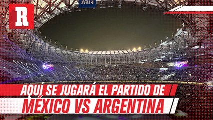 En este estadio jugará México vs Argentina