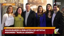 Inauguraron la biblioteca de artistas misionero “Maruja Ledesma”