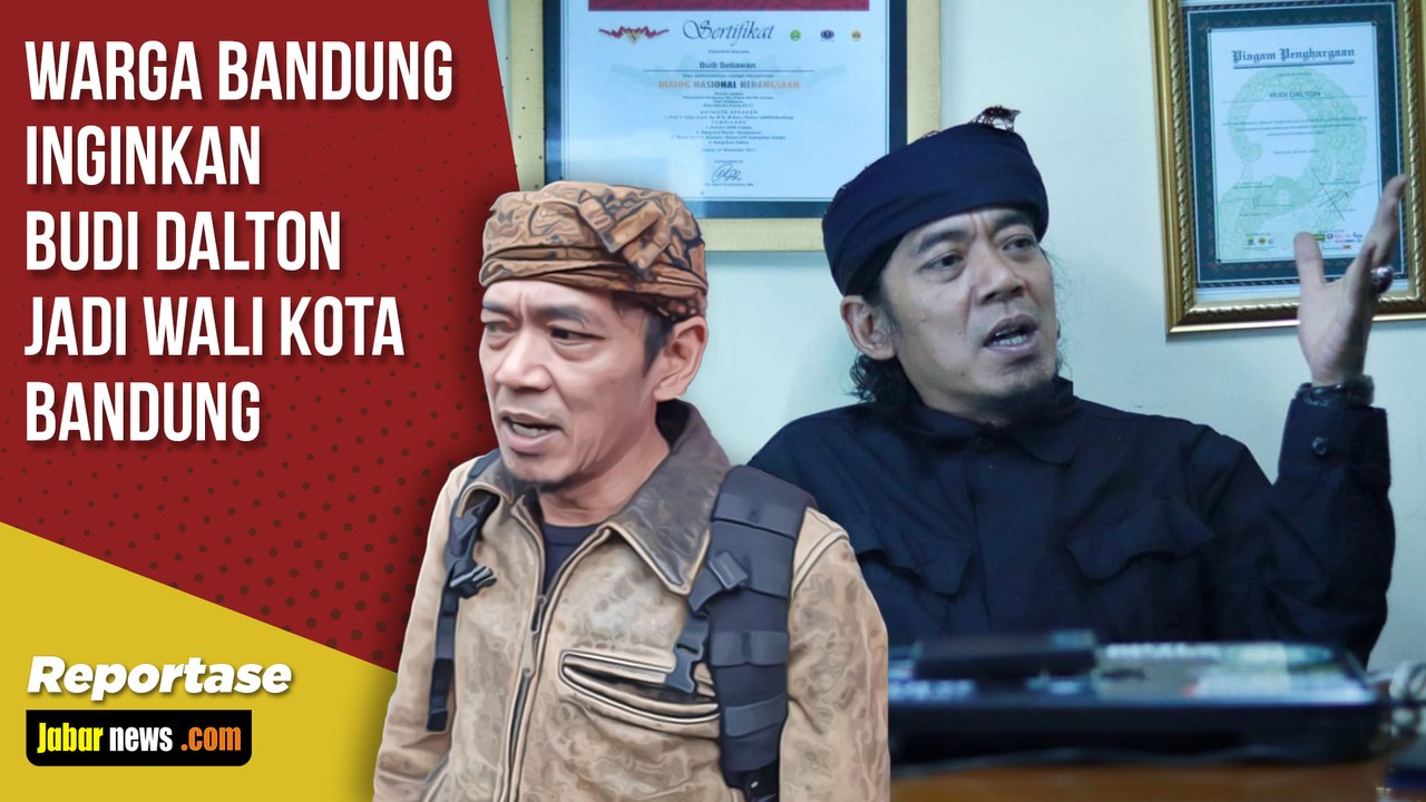 Warga Bandung Inginkan Budi Dalton Jadi Wali Kota Bandung