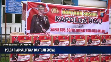Terdampak Kenaikan Harga BBM, Ojol hingga Sopir Bus di Riau Dapat Bantuan Sembako dari Polisi