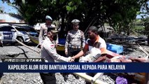 Kapolres Alor kunjungi Komplek Rumah Nelayan dan berikan Bansos