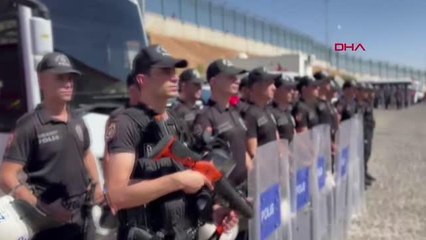 GAZİANTEP GERİ GÖNDERME MERKEZİ'NDE 'TOPLUMSAL OLAY' TATBİKATI