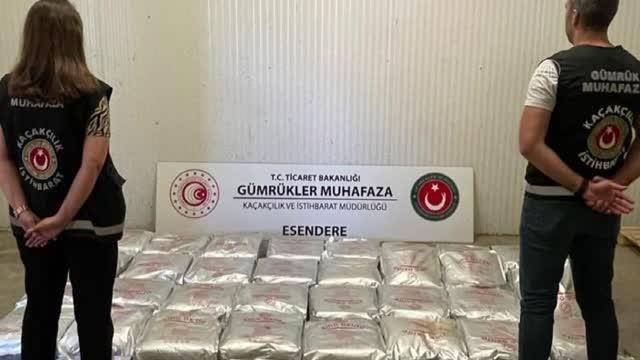 Esendere Gümrük Kapısı'nda 513 kilogram eroin ele geçirildi