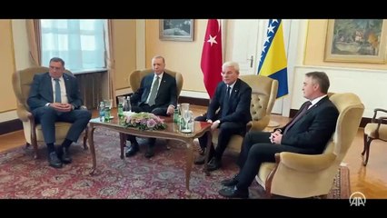 Cumhurbaşkanı Erdoğan, Balkan turuna ilişkin paylaşım yaptı