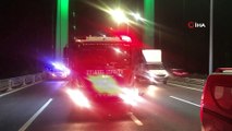 FSM köprüsü girişinde süratli geçen şahıs polislere dehşeti yaşattı
