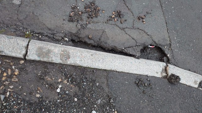 'Flash flooding caused my road to collapse' in Yorkshire
