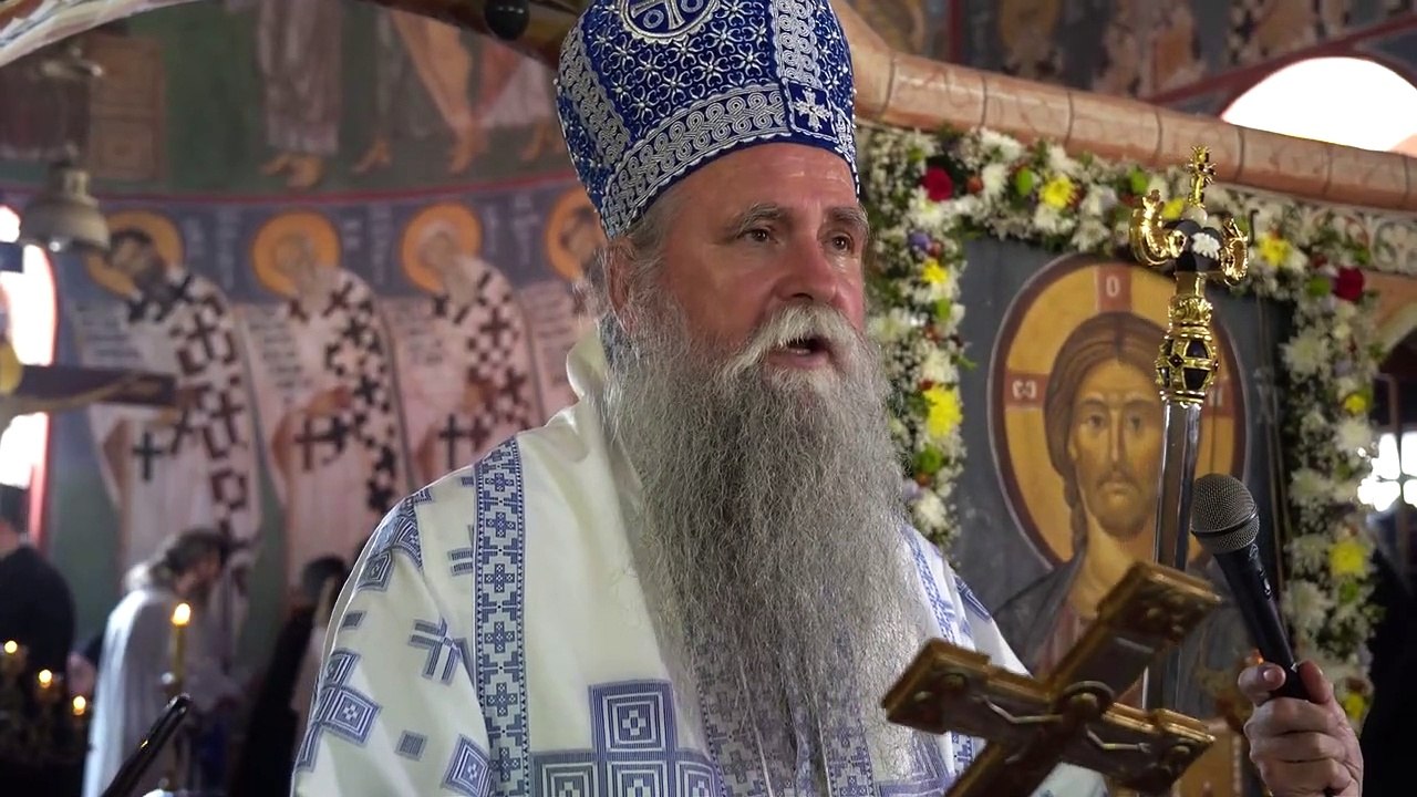 Бесједа митрополита Јоаникија са монашења