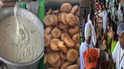 ಜನಸ್ಪಂದನದಲ್ಲಿ 1 ಲಕ್ಷಕ್ಕೂ ಹೆಚ್ಚು ಜನರಿಗೆ ರುಚಿ ರುಚಿಯಾದ ತಿಂಡಿ | Oneindia Kannada