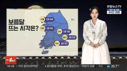 Descargar video: [날씨] 추석, 100년 만에 가장 둥근 '보름달'…대부분 감상 가능