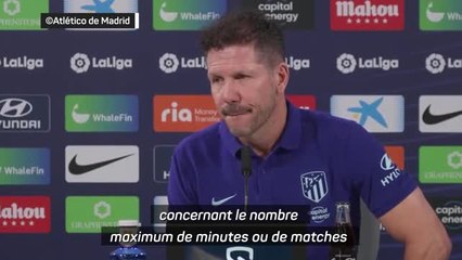 Atlético Madrid - Simeone lassé par les questions sur Griezmann