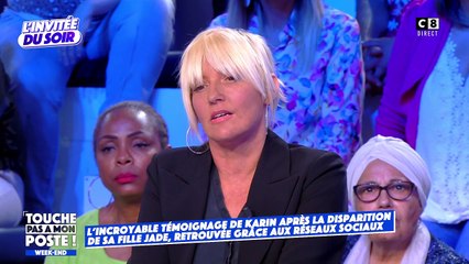 La mère de Jade, Karine Gélain s'exprime sur sa disparition dans Touche pas à mon poste sur C8