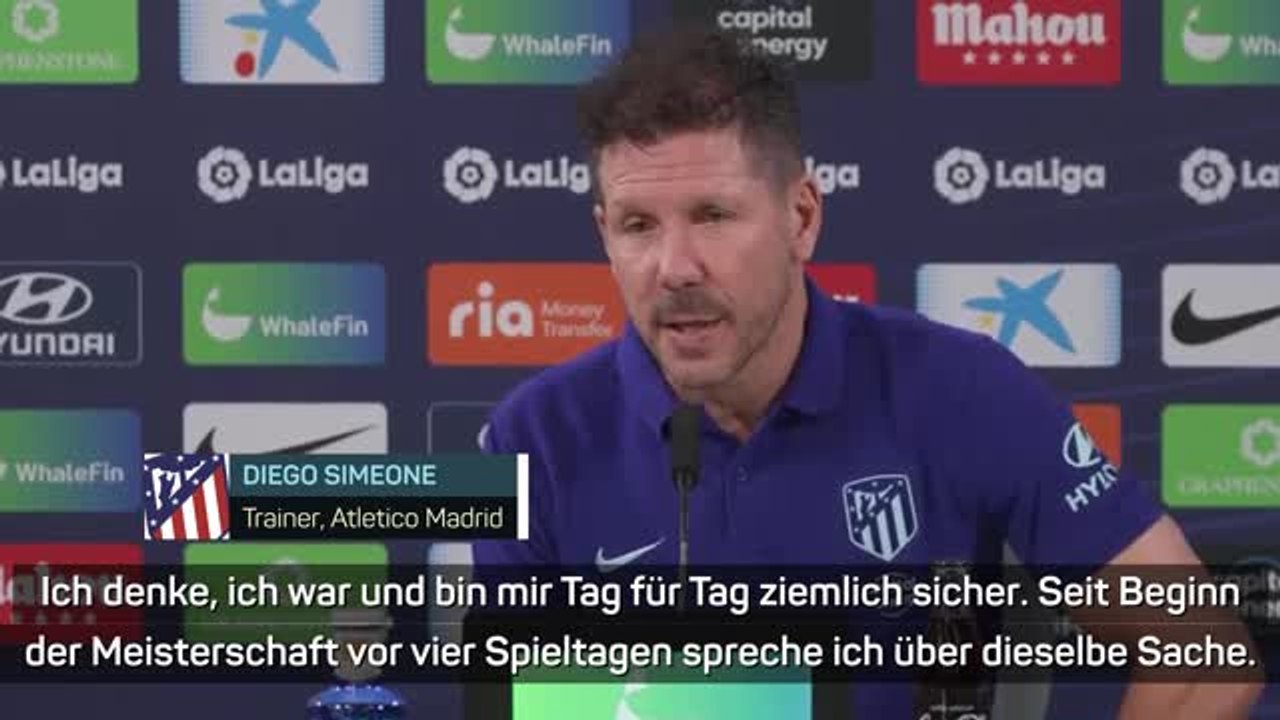 Simeone hat Schnauze voll von Griezmann-Saga