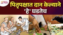 पितृपक्षात दान केल्याने काय घडते? What happens when donating to Pitrupaksha? Pitrupaksha 2022