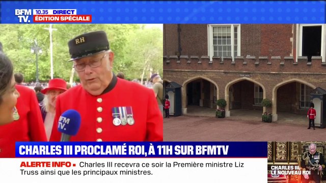 Nous sommes tristes mais la couronne continue : BFMTV a rencontré deux militaires britanniques venus rendre hommage à Elizabeth II
