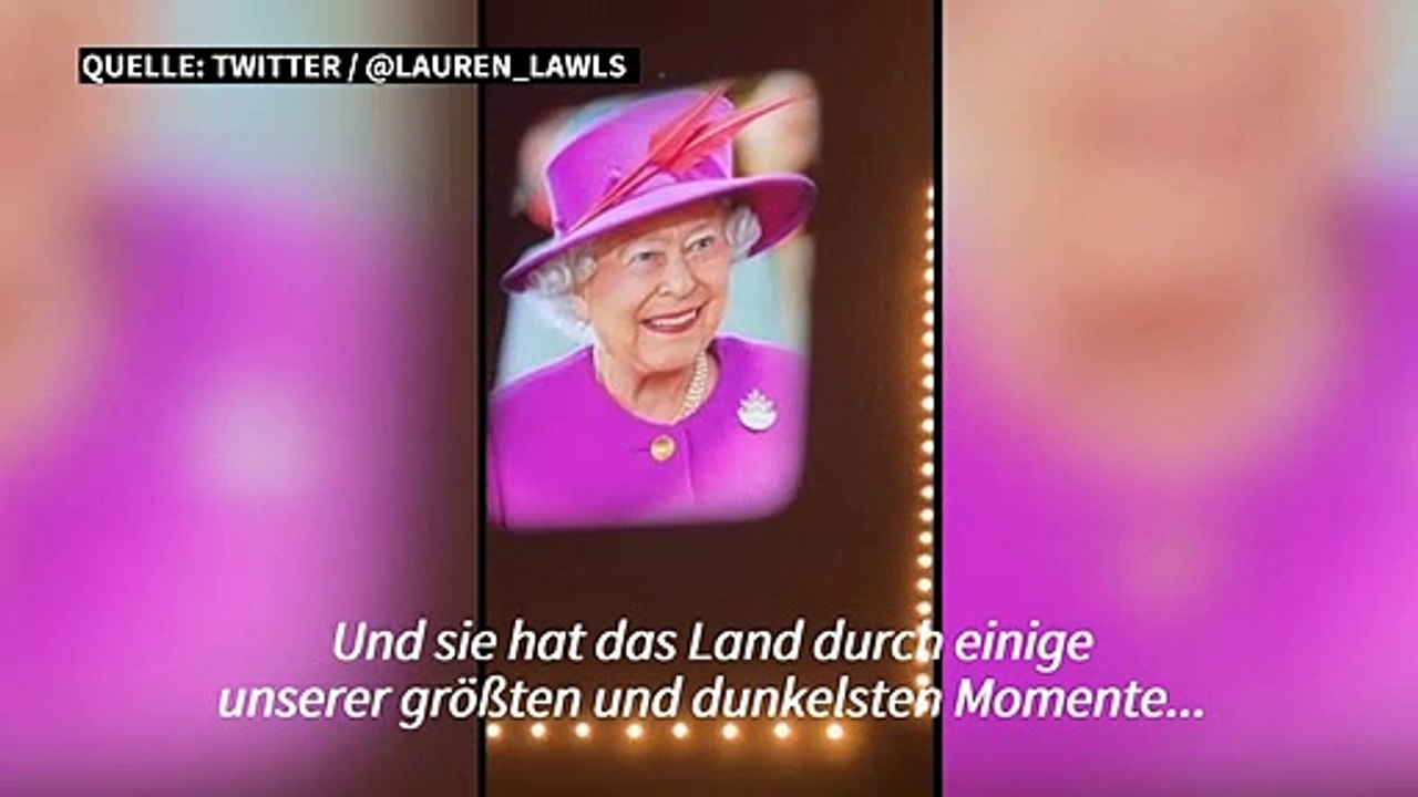 Elton John erinnert in rührender Ansprache an die Queen