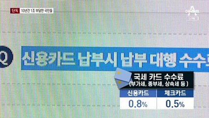 [단독]세금에 카드 수수료까지?…“현행법 위반” 지적