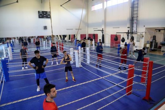 KASTAMONU - Yıldız Erkek Boks Milli Takımı, kampa girdi