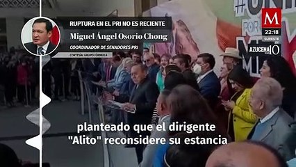 Ruptura en el PRI no es reciente: Miguel Ángel Osorio Chong
