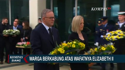 Politisi dan Diplomat Australia Beri Penghormatan Elizabeth II di Queen's Terrace