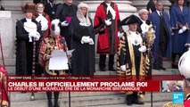 REPLAY - Revivez la proclamation publique du roi Charles III devant le bâtiment du Royal Exchange