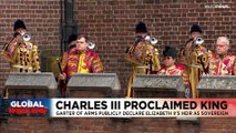 Charles III proclaimed King to fanfare and gun salutes across Britain