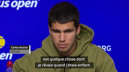 US Open - Alcaraz vit un "rêve d'enfant"