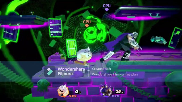 Nickelodeon All-Star Brawl Tournament: Torneo Perdedores #2: 2ª Ronda: Lincoln Loud VS Shredder