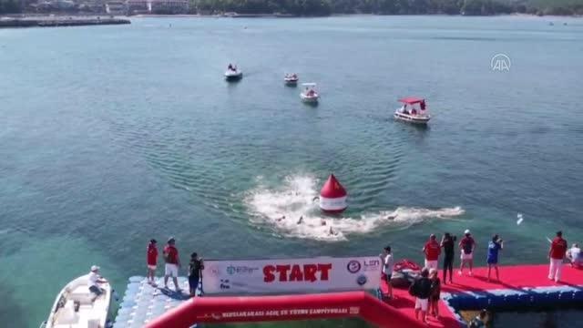Kocaeli gündem haberleri | Uluslararası Açık Su Yüzme Şampiyonası Golden Cup Kocaeli'de yapıldı