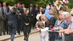 Emotional royals view flowers left at Balmoral