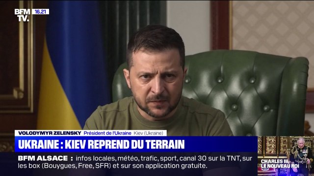 Ukraine: Volodymyr Zelensky affirme avoir repris le contrôle de plus de 30 colonies dans la région de Kharkiv