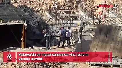 İnşaatta vinç devrildi: 3 ölü 2 ağır yaralı
