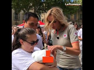 Adriana Karembeu est à Avignon pour former aux premiers secours