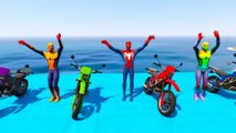 سباق الدراجات النارية الملحمي الجديد م - Spider-Man's epic new stunt motorcycle race past the sharks