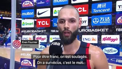 Huitièmes - Fournier : "Soulagés !"